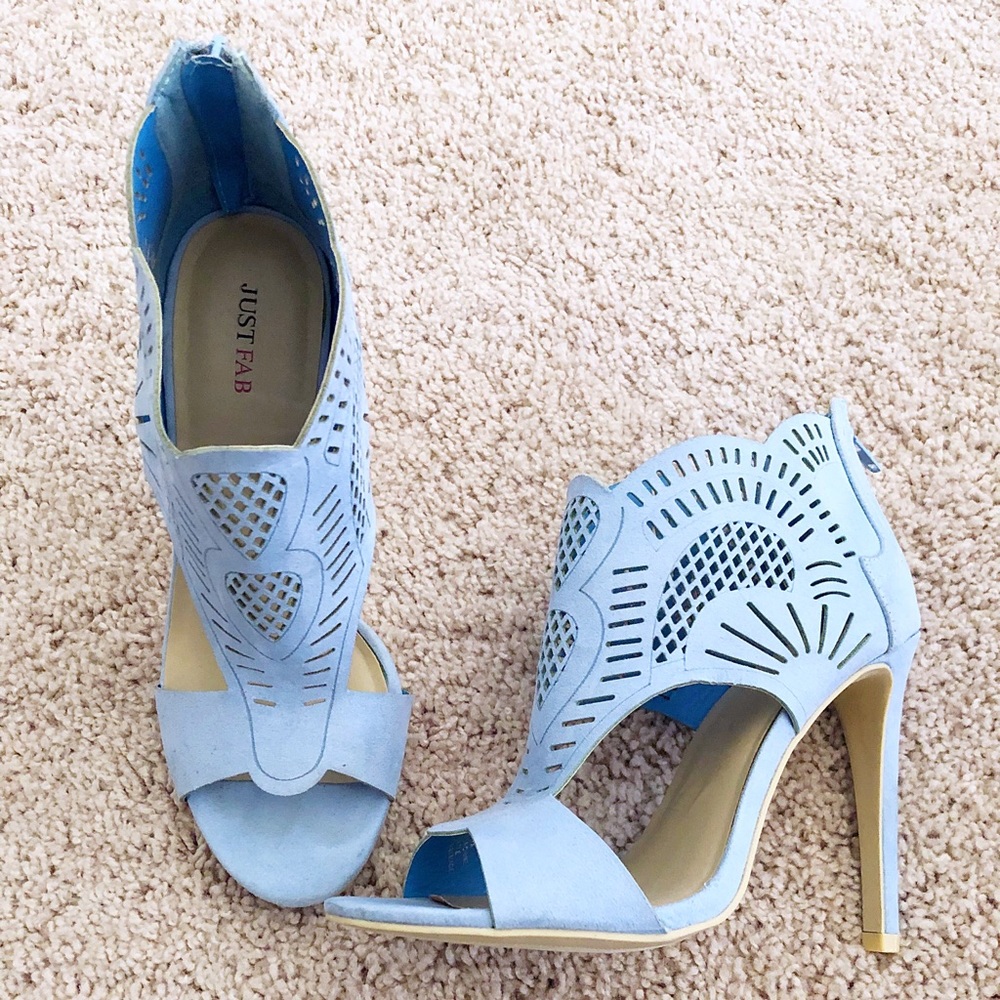 Blue heels